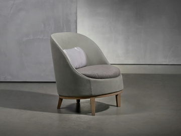BELLE - Leather armchair with fire retardant padding by Piet Boon - view 2
